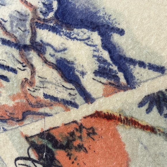 PETER SOM (For Design Nation) T-Shirt V Neck Postcard Print-XS - Picture 3 of 3